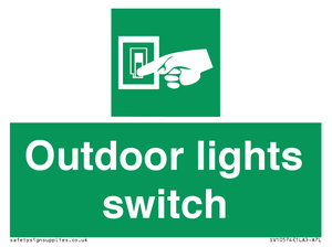 Outdoor lights switch